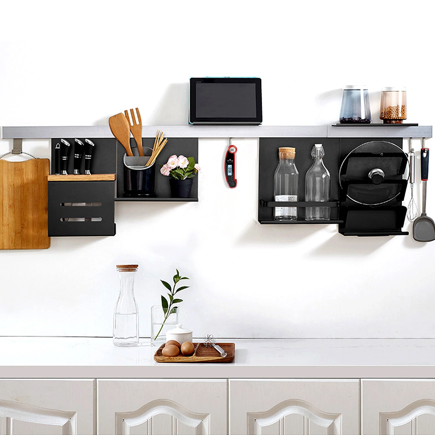 (image for) AGSIVO Fast Instant Read Digital Food Meat Thermometer Waterproof For BBQ Kitchen Cooking Grilling